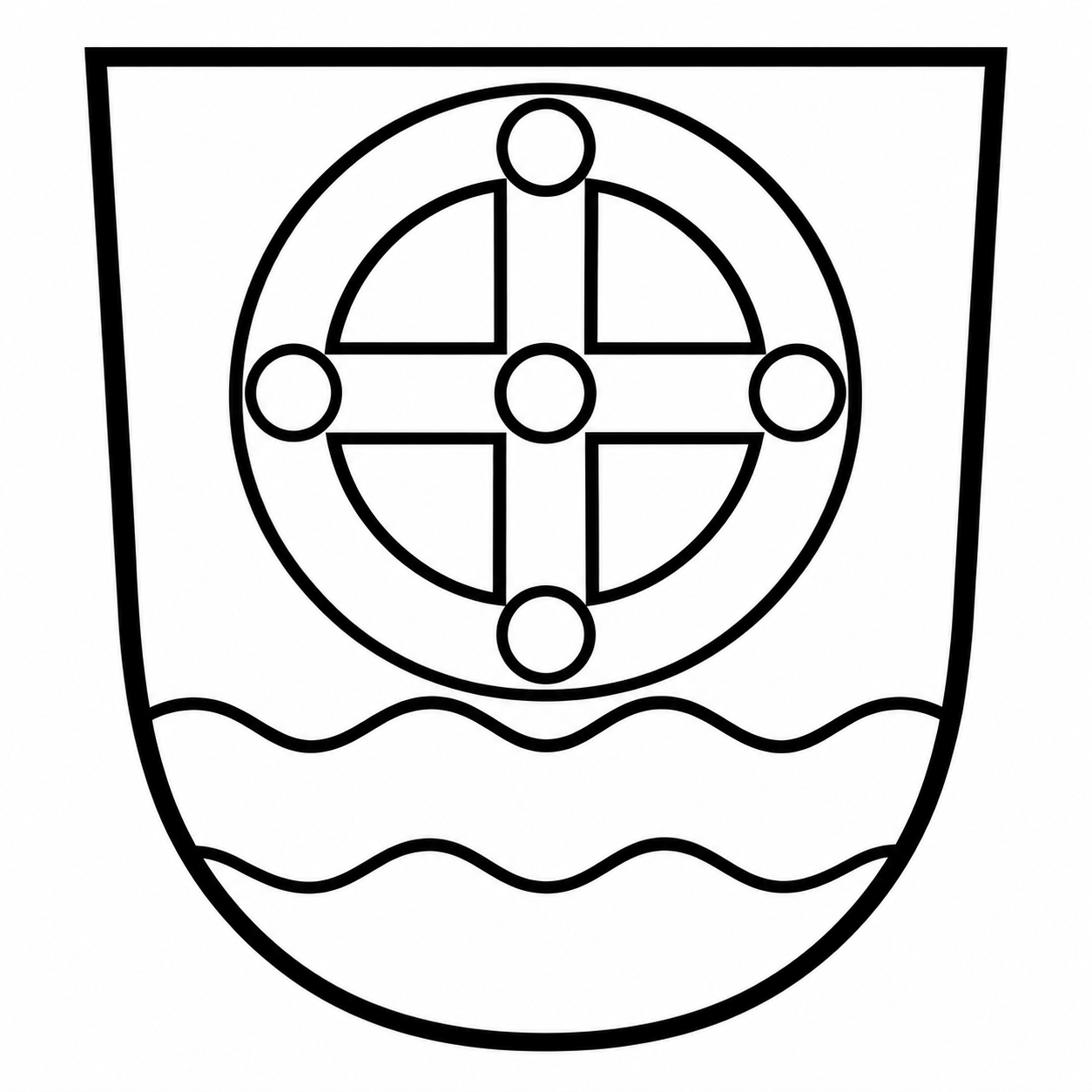 Coat of arms of the Pirita district